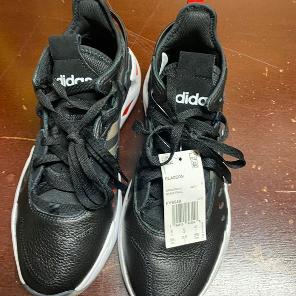 Adidas Mens Black Firewalker FY6048 Lace Up Athletic Basketball Shoes Size 8.5 main image 4